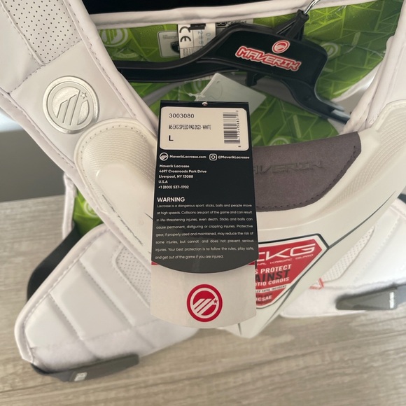 Lacrosse by Maverik Chest Protector Size Large BNWT - Picture 3 of 7